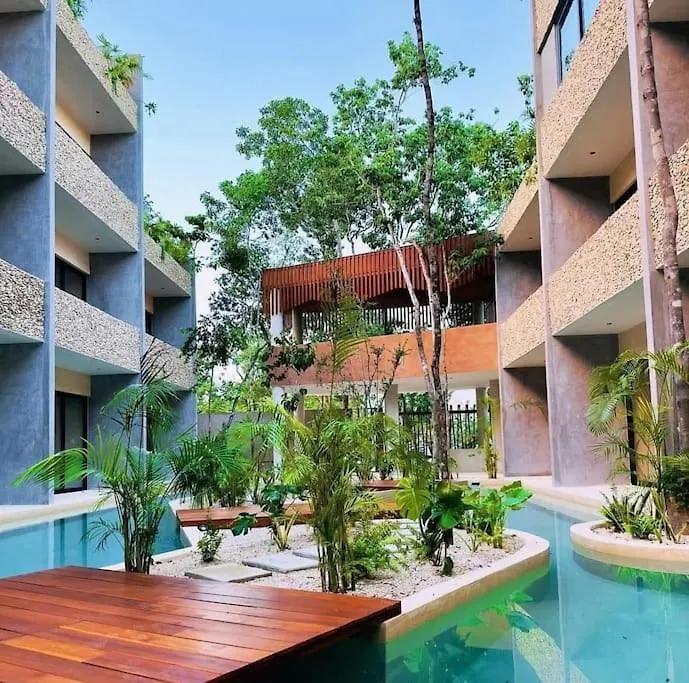 Increible Departamento Con Acceso A Piscina Apartment Tulum Mexico